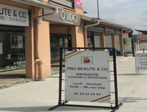 PROJET – Stop-trottoir de magasin – Boutique Pro Beauty & Co